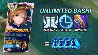 NEW MELISSA UNLI DASH TRICK IS FINALLY HEREEEE!! (Solo Rank)