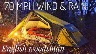 Wild camping in storm ciara horrendous wind & rain - using oex phoxx ll tent and more oex equipment