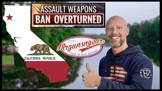 California's Assault Weapons Ban Overturned! 