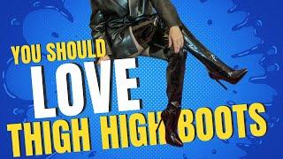 Falling in love... Thigh high boots try on 2024 #fashion #boots #luxury #heels