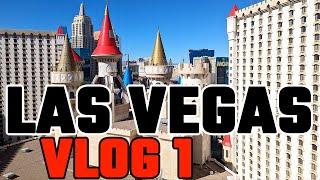 LAS VEGAS VLOG | Excalibur & New York New York Casinos, Chin Chin | Travel & Day 1 (April 2024)