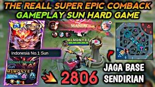 SUPER EPIC COMEBACK IS REAL  KEGANASAN HIRO SUN SAAT MELAWAN MUSUH YANG JAGO DI AWAL | MLBB