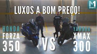 Honda Forza 350 vs Yamaha XMAX 300 - Automáticas super completas