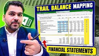 Trial Balance Mapping | Trial Balance to Financial Statements | Accounting in Excel