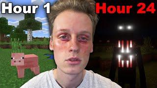 Surviving 24 Hours With Every SCARY Mod in Minecraft