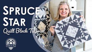 SPRUCE Up this Fat Quarter Quilt with Triangles! Free ⭐Spruce Star ⭐ Fat Quarter Quilt Pattern - FQS