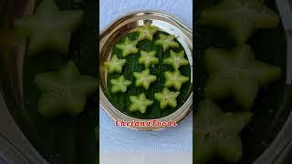 Star Fruit Chat Healthy & Tasty Summer Special #Shorts #StarFruit #Kamaranga #Carambola