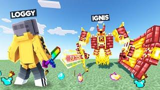 1000 MOBS ARMY VS LOGGY IN MINECRAFT