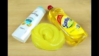 Dish Soap Shampoo and Salt Slime , No Glue, No Borax, No Liquid Starch Slime