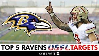 Baltimore Ravens Free Agency Rumors: Top 5 USFL Players To Sign Ft. Alex McGough & Corey Coleman