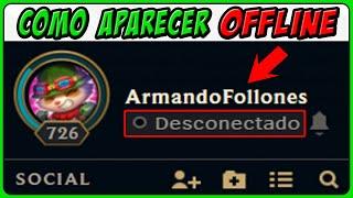  Como APARECER DESCONECTADO en el LOL y VALORANT ► Ponerse en MODO OFFLINE para salir INVISIBLE