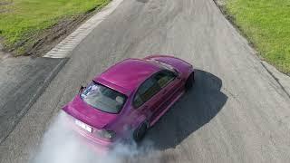 Mavic air 2 chasing  drifting wild e46 turbo @333 racetrack