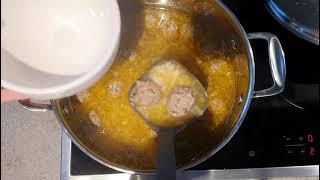 Суп с Фрикадельками! Soup with meatballs! 🫑