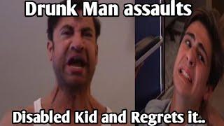 Drunk Man assaults disabled Kid instantly regrets it...