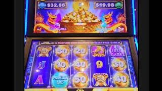 Won Progressive Bonus & Free Games Spins - Fortune Coin Slot Casino Bet win 