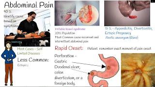 Stomach ache - Abdominal pain Causes   (Acute abdominal pain )