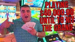 Playing $40,000 Until I Hit THE GRAND JACKPOT On Huff N Even More Puff Slot