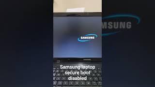 How To  Disable Secure Boot on Laptop Samsung #new #laptop #samsung #boot #new #shortvideo #windows