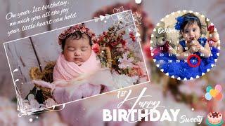 First birthday status | Birthday status song