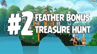 Angry Birds Rio Feather Bonus #2 Treasure Hunt 3 Star Walkthrough mp4