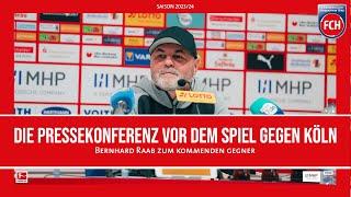 Die Pressekonferenz vor dem Spiel gegen Köln