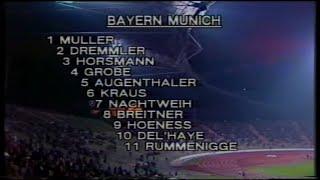 1982/83 - Bayern Munich v Aberdeen (Cup Winners Cup Quarter Final 1st Leg - 2.3.83)