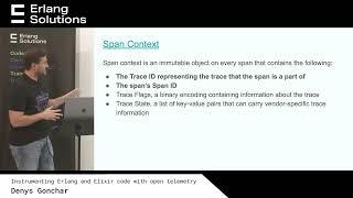 Instrumenting Erlang and Elixir code with open telemetry | Denys Gonchar