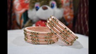 how to make silk thread bangles | silk thread bangles making | silk thread bangles
