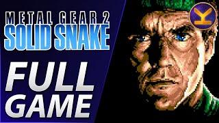 Metal Gear 2: Solid Snake (1990) MSX2 - Full Game 100% Complete Walkthrough Gameplay