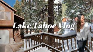 SOUTH LAKE TAHOE VLOG | cozy cabin getaway + reuniting with friends