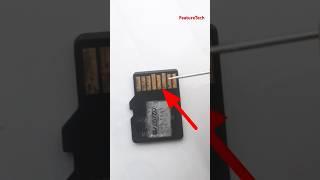 How To Repair Memory Card | SD Card Repair #featuretech #shortsfeed