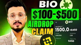 BIO TOKEN $100-500 CLAIM || BIO Coin launch on Binance Launchpool Join Step by Step