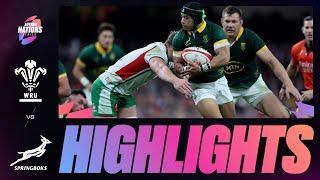 HIGHLIGHTS | WALES V SOUTH AFRICA | AUTUMN NATIONS SERIES