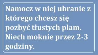 Jak pozbyć się tłustych plam z ubrań?