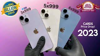 Every iPhones Price In Flipkart Big Billion Days 2023 | EMI Available? | Card Offers? | iPhone 13