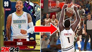 *FREE* DARK MATTER JR SMITH GAMEPLAY IN NBA2K24 MYTEAM! IS THE HENNY GOD THE BEST PG