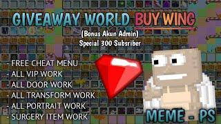 Giveaway World BUYWING  | Growopia Private Server | Meme-PS