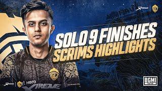 Solo 9 Finishes and Highlights | GodLSIMP | Team GodLike