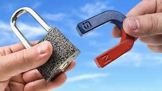 I will open any lock without a key using a magnet! The best unlock method in the WORLD!