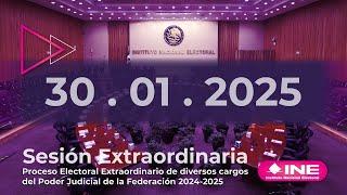 Sesión Extraordinaria CPEEPJF (30/01/2025) 13:00 PM