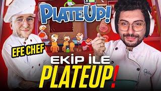 ŞİKAYETLERİNİZİ BİZE, MEMNUNİYETİNİZİ DOSTLARA! | Ekip ile PlateUp! w/Efe Uygaç | Hype