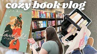 HOLIDAY BOOK SHOPPING ️cozy book shopping vlog, barnes and noble vlog, book haul