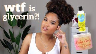 should you be using glycerin-free products? | healthy natural hair