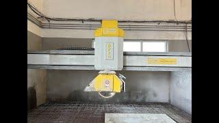 GMM Brio 4 Axis Bridge Saw 2012 Part 2 Tilting table