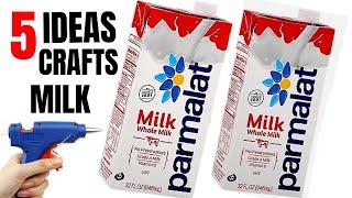 5 IDEAS - Best Reuse Milk Carton Idea How To Recycle Milk Carton Box