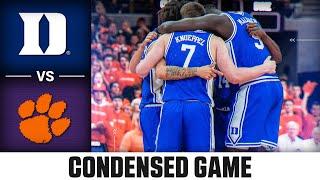 Duke vs. Clemson Condensed Game | 2024-25 ACC Men's Basketball