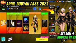 APRIL BOOYAH PASS FREE FIRE 2023 | SEASON 4 BOOYAH PASS FREE FIRE | NEXT BOOYAH PASS IN FREE FIRE