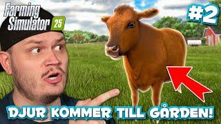 FIXAR DJUR TILL GÅRDEN! | Farming Simulator 25 - #2