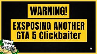 Exposing Another GTA 5 Clickbait Scammer: Don't Fall for These Fake Glitches!
