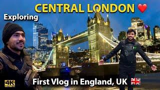 Exploring Central London  | My First Vlog in England, UK ️ | London Bridge & Tower Bridge